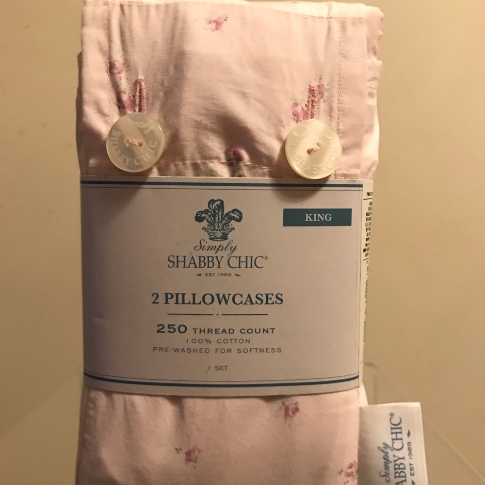 Simply Shabby Chic Pink King Pillowcases
